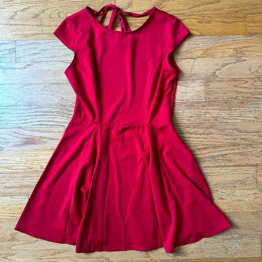 Tobi Red mini dress (backless)